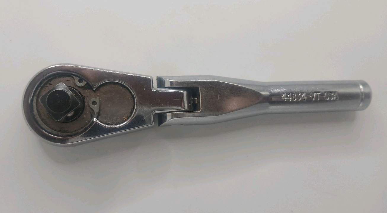 Craftsman Snubby 3/8 Drive Flex Head USA 44834 Ratchet