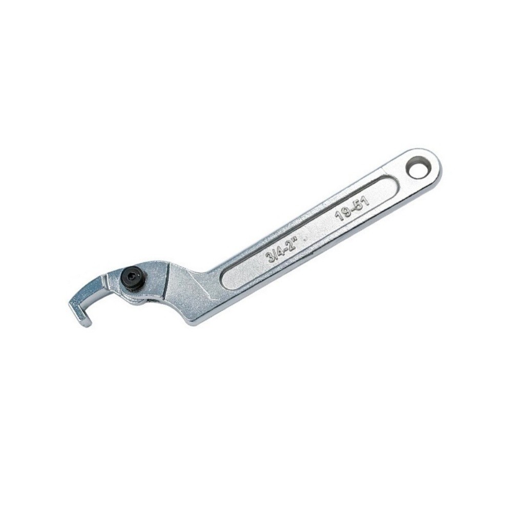 Hook Spanner Tool Shock Absorber Wrench Home Workshop Chromium Vanadium Steel