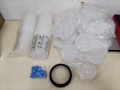 50pcs 180ml 6Oz Hand Disposable Paint Spray Gun Cup Kit Liners Sealing Plugs