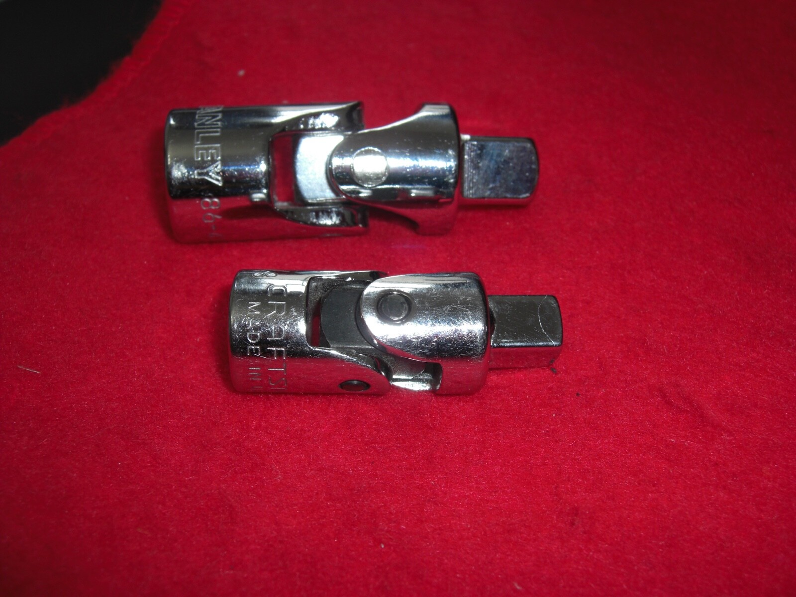 Stanley / Craftsman 2 pc universal swivel set 1/2 and 3/8 dr. excellent cond!
