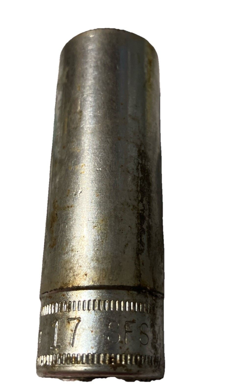 Snap-On Vintage 1983 17mm 3/8″ Drive 6-Point Deep Socket – SFSM17