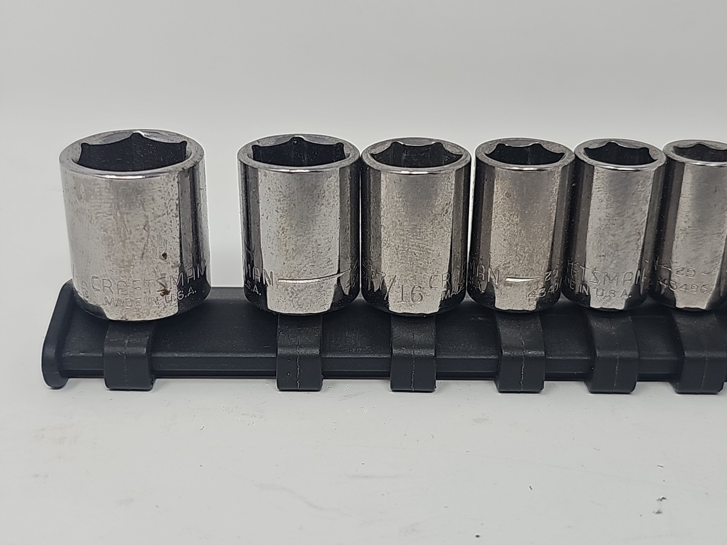 Craftsman 1/4″ Drive 6 Point Sockets G2 Series SAE 5/32” – 9/16” Lot Of 11