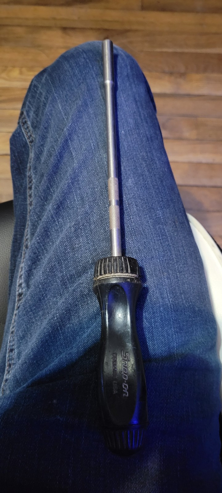 Snap On ssdmr8A 12-15/16″ ratcheting magnetic long black screwdriver