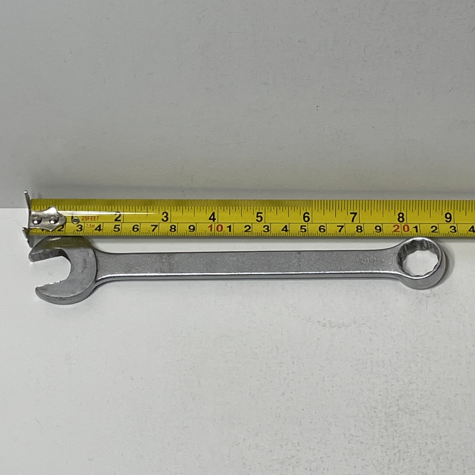 Fleet Tools 3/4″ Combination Wrench 12 point No. 5524 Vintage USA Satin Chrome