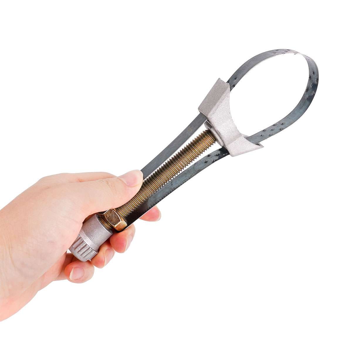 Oil Filter Removal Tool Strap Wrench Diameter Adjustable 60mm To 120mm Car Auto