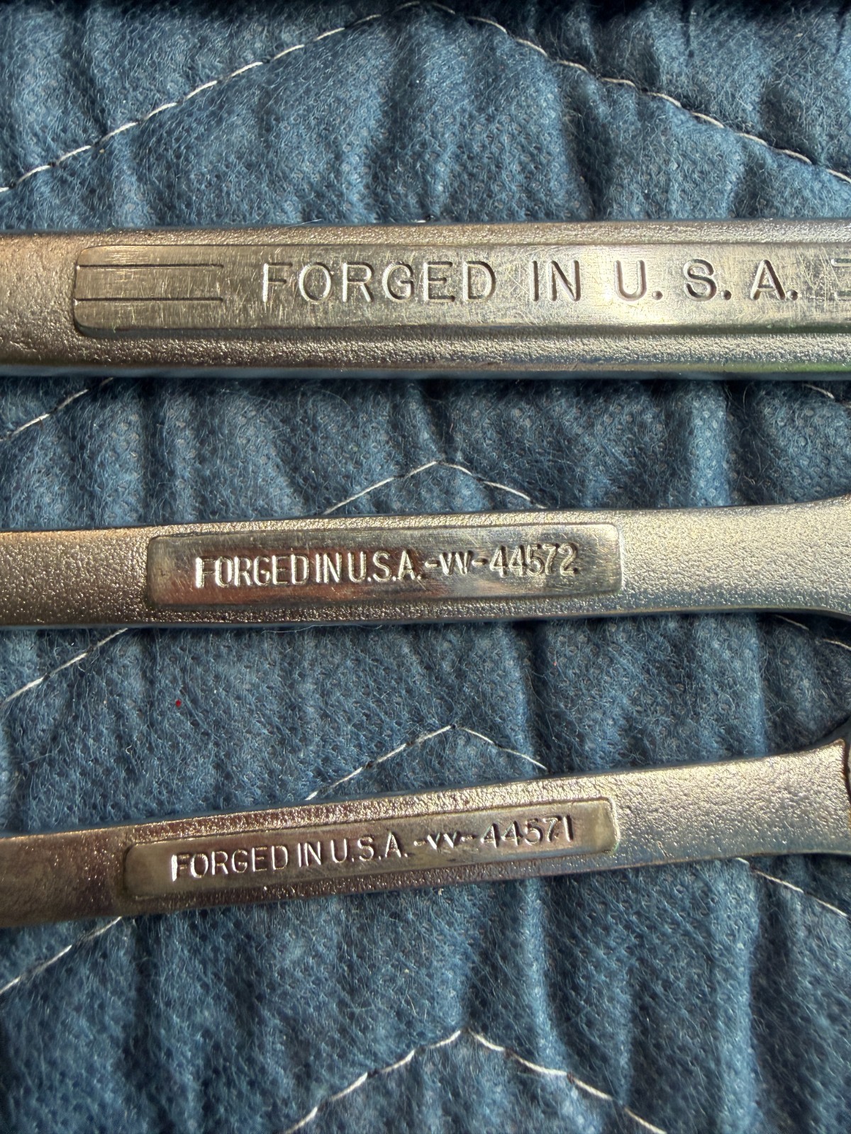 6 – Vintage Craftsman -V- And VV Double Open End Wrenches SAE See pictures