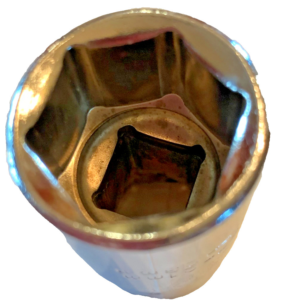 Two Double Sockets, 1/2 drive, 11/16″ & 3/4″ and 13/16″ & 7/8″ [e-0XX]