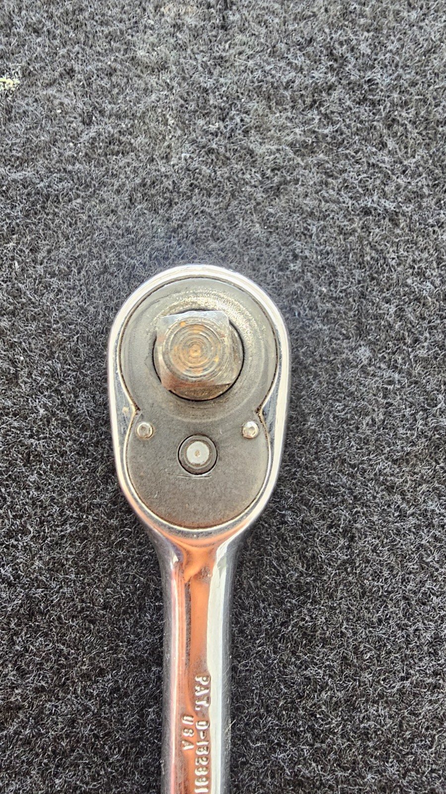 Vintage Snap-on F-710-A 3/8″ Drive Ratchet USA 7 1/2 Inches