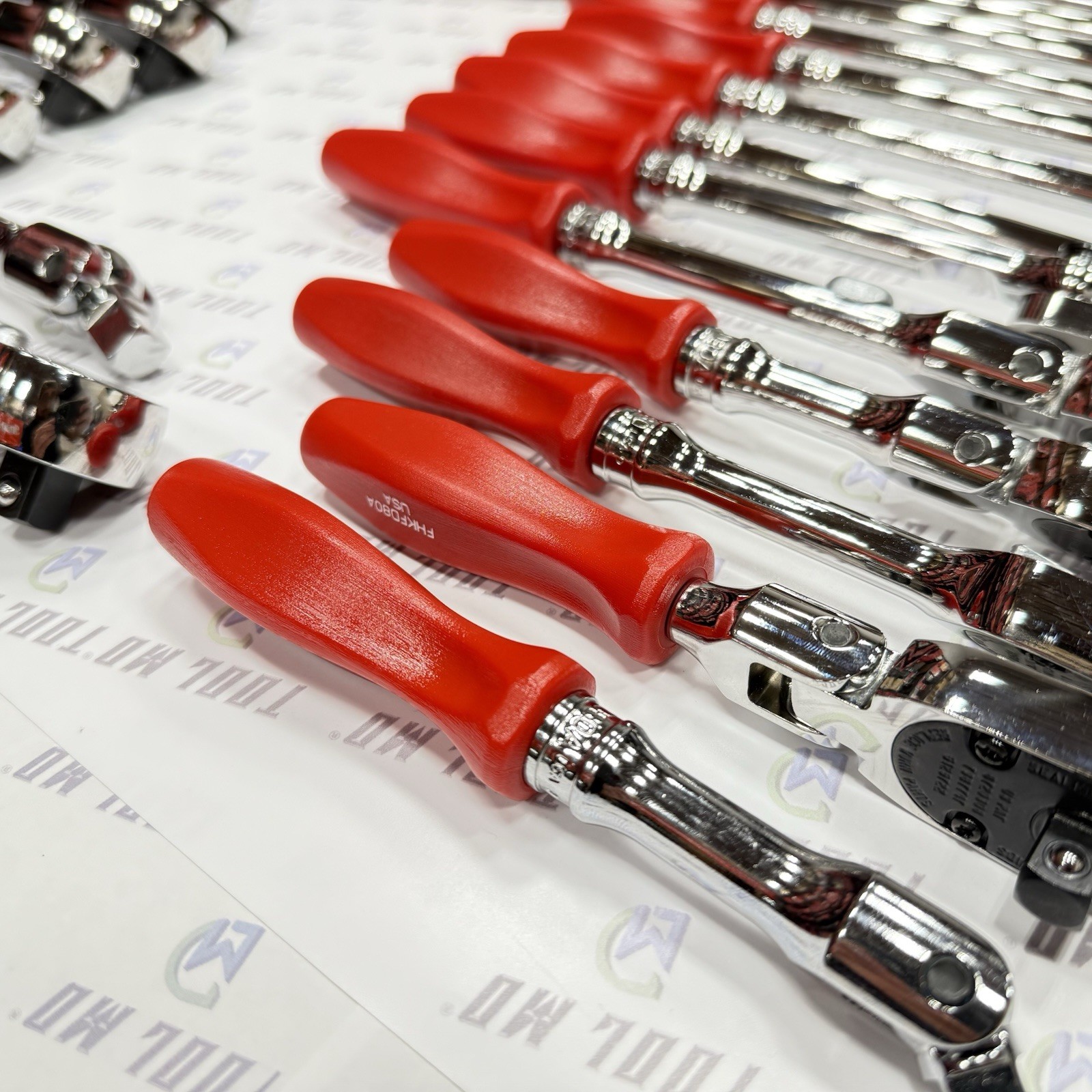 Snap-on Tools USA RARE 31pc RED 1/2″ 3/8″ 1/4″ Drive Ratchet Set SHLFD80A