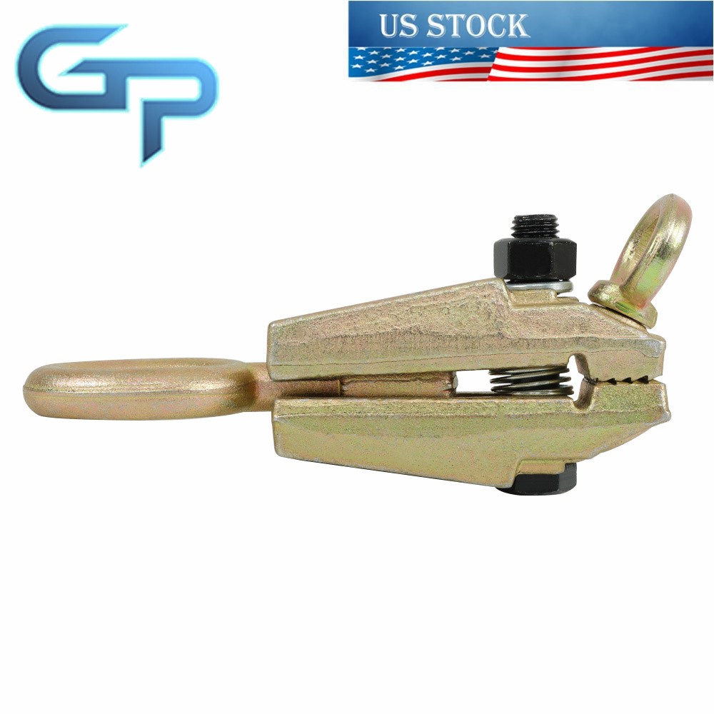 1 Pair 5 TON Frame Back Self-Tightening grips & auto Body Repair Pull Clamp