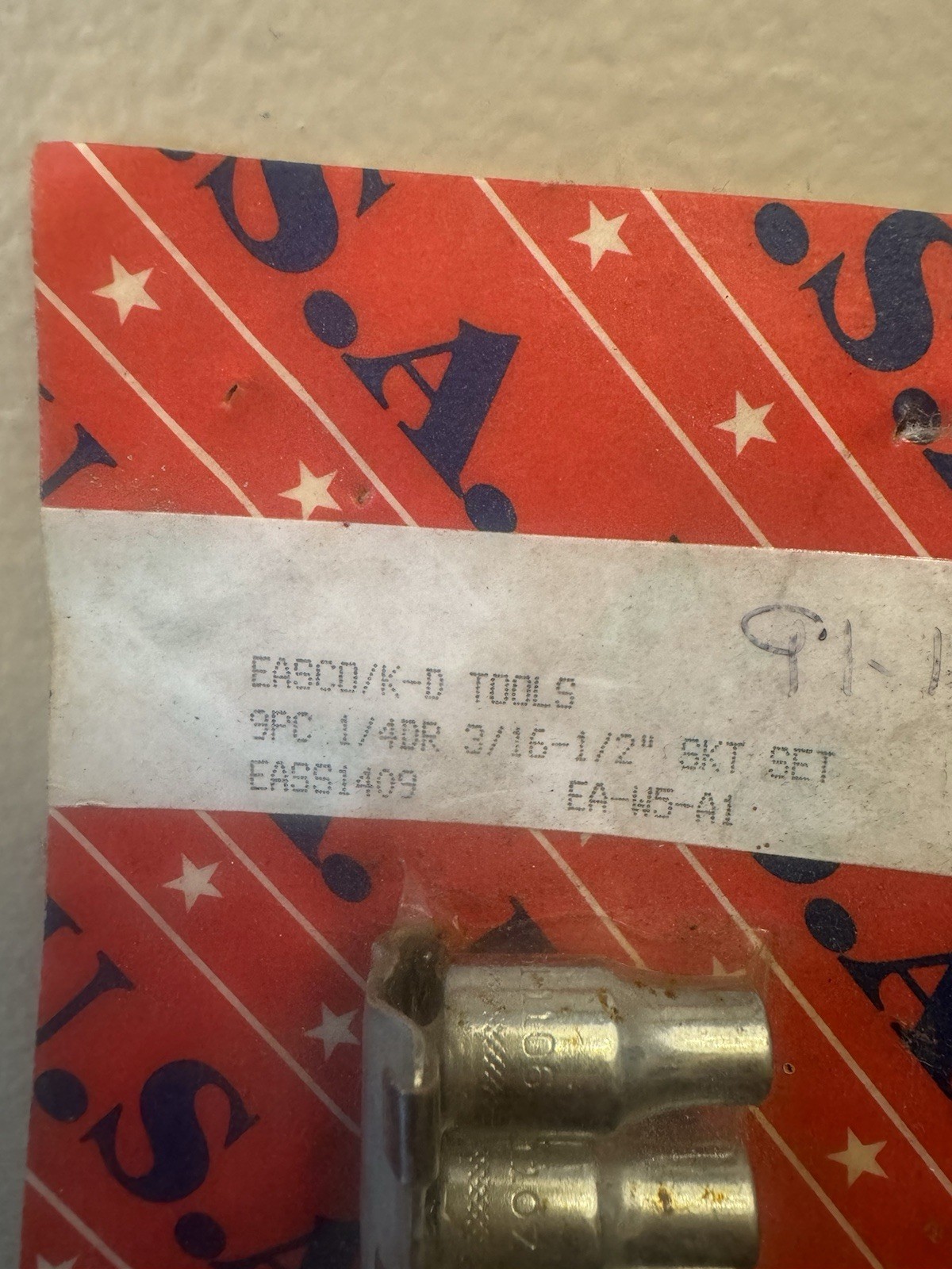 Easco Socket Set 1/4 Drive ( Brand New )