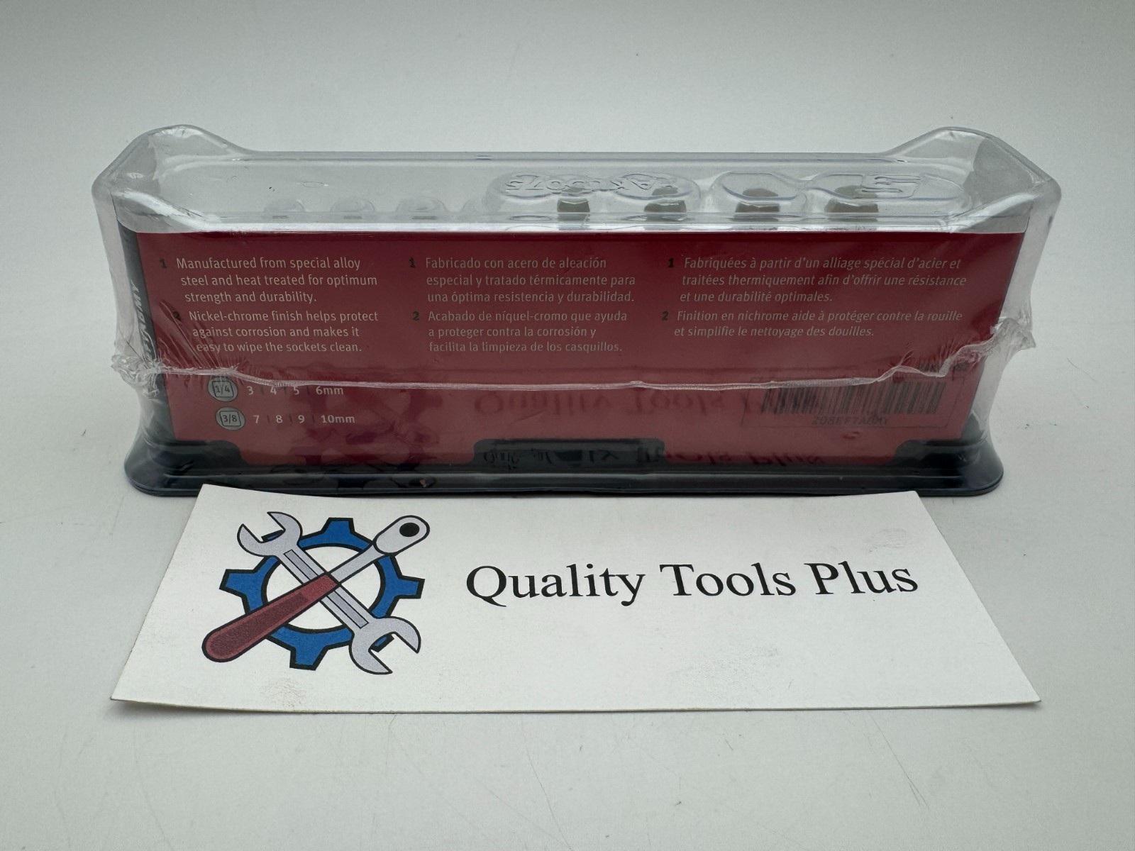 Snap-On NEW 208EFTABMY 8-Pc Combination Drive Metric Ball Hex Bit Socket Set