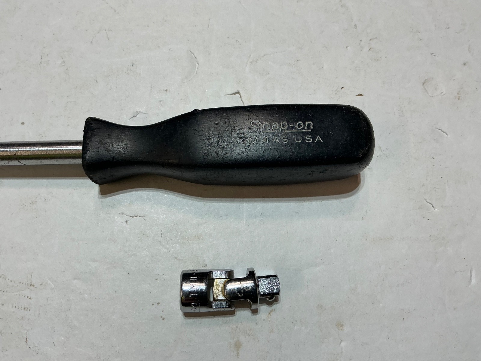 Snap-on 1/4″ Drive spinner Handle / extension TM4AS plus 1/4 universal TMU8 USA