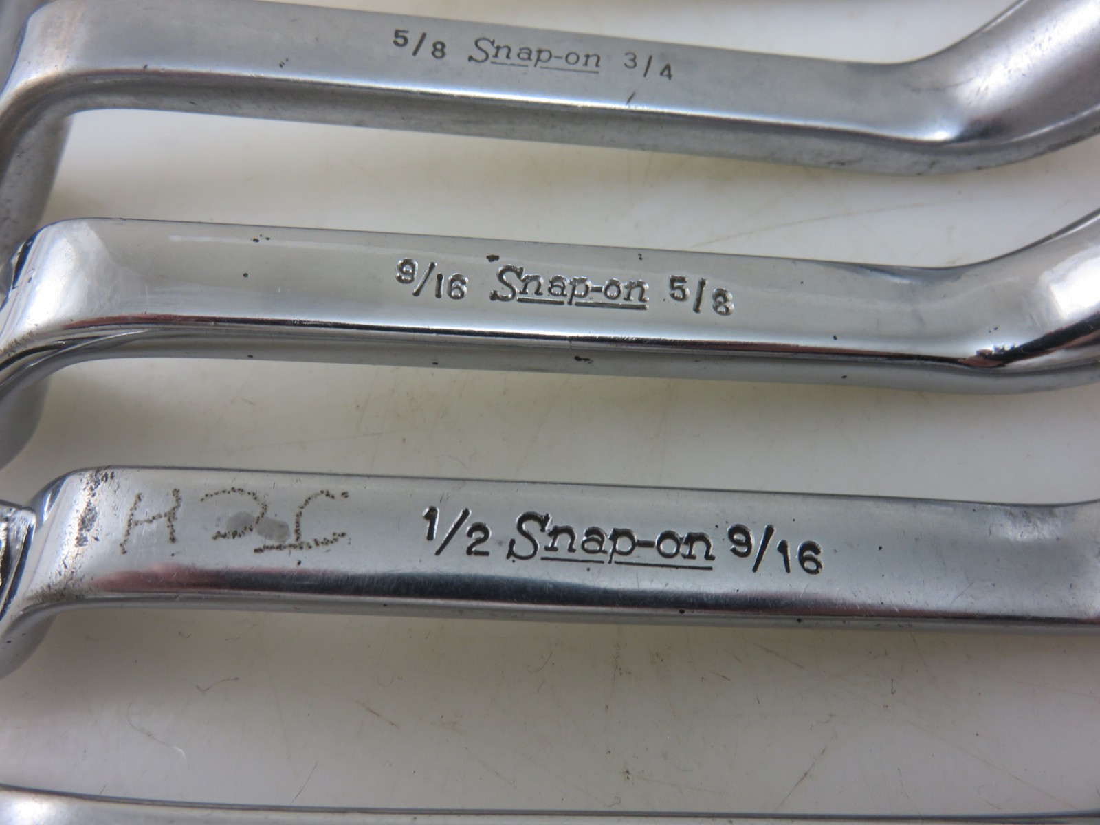 Snap-On XSO SHORT 60° Offset Box End Wrench 7pc Set 5/16″-13/16″ Vintage