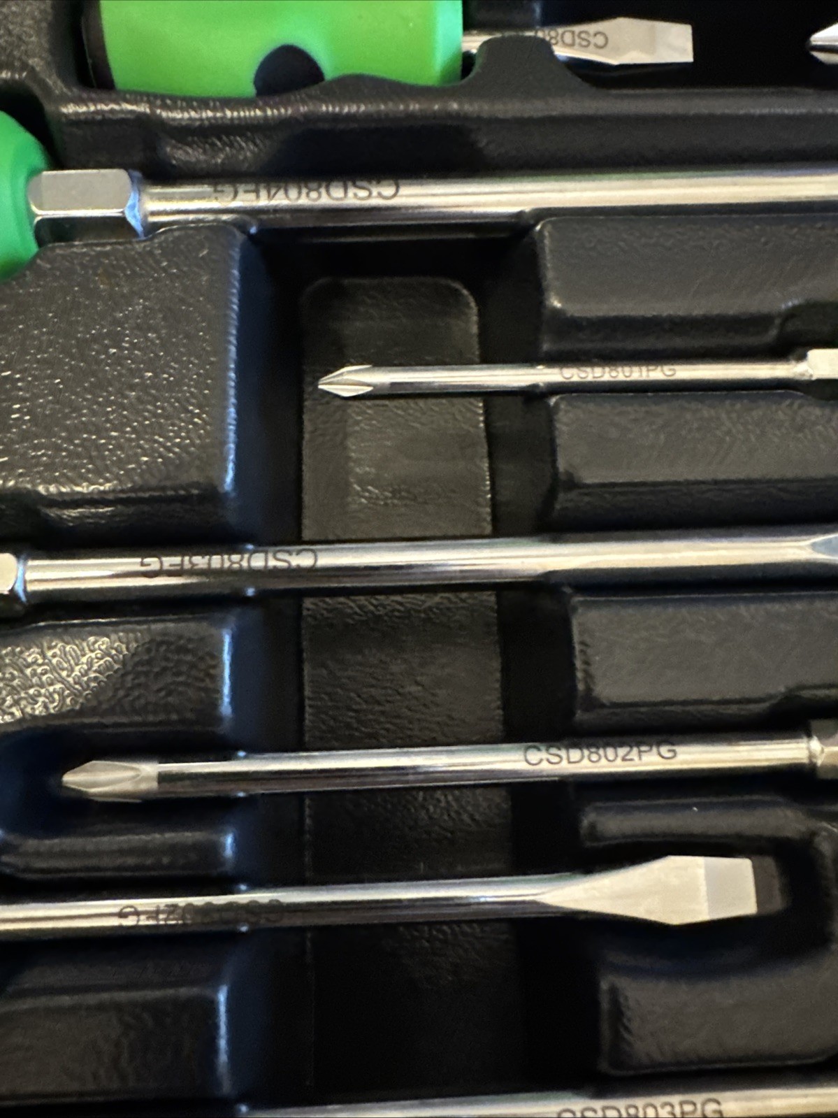 Cornwell Tools 10pc. Screwdriver Set Green Flat & Philips (CSD810SG)