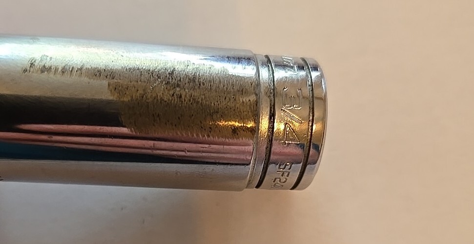 Snap On 3/8″ Drive 3/4″ 12PT SAE Deep Chrome Socket USA SF241