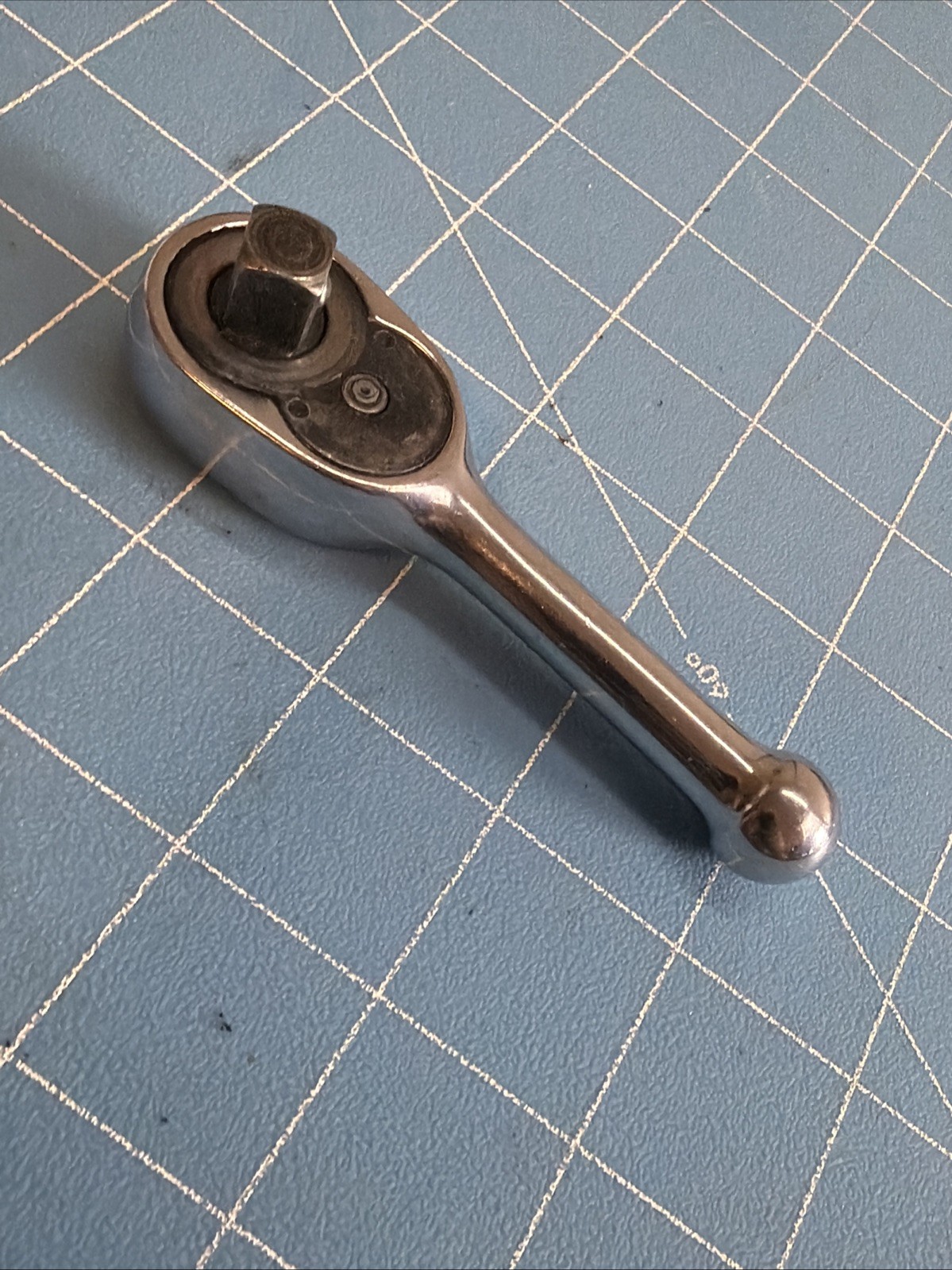 🇺🇸 Snap On Tools USA 3/8″ DR Ratchet Socket Wrench Mini 4″ Long Short Stubby