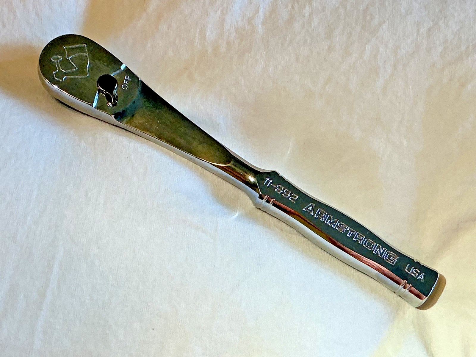 Armstrong USA 11-992 MAXX Ratchet, 3/8″ Drive, ARM Logo 88 tooth USA