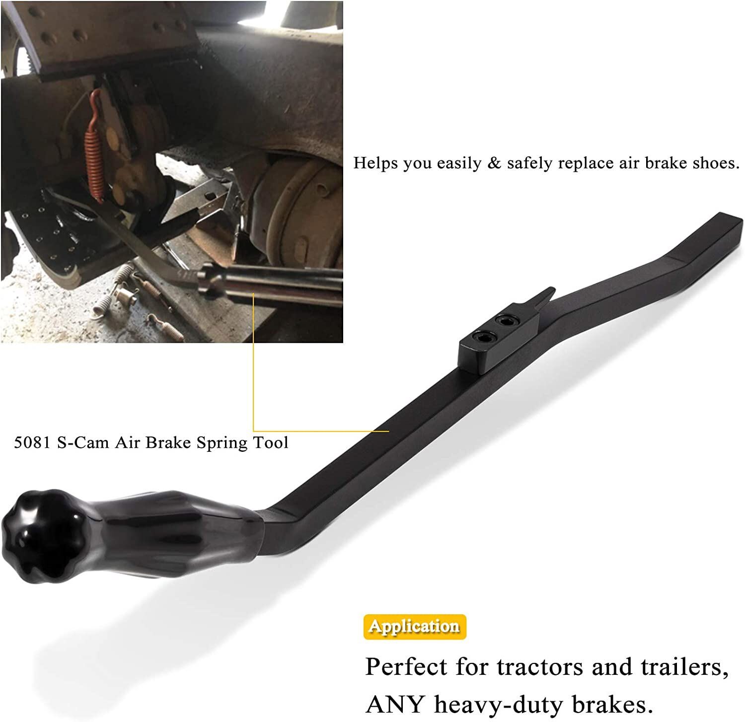 S-Cam Brake Spring Tool For Heavy Duty Tractors Diesel Trucks USA