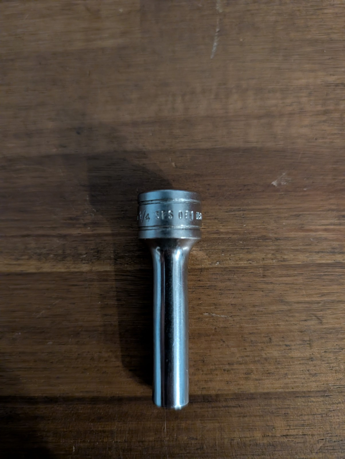 Snap-on SFS081 3/8″ Drive 1/4″ 6 Point Deep Socket USA SAE W10