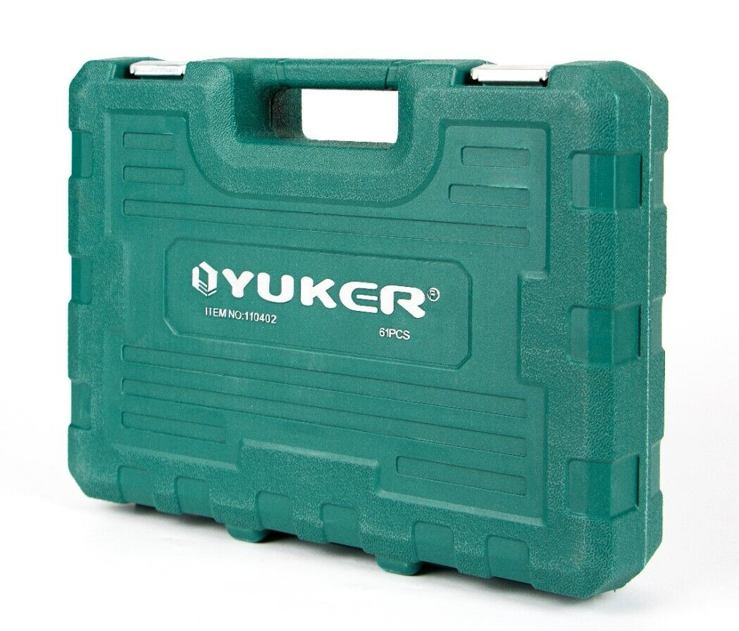 3/8» socket set 61 PCS , 6 Point CR-V Metric, Ratchet Bit Socket. Extensions