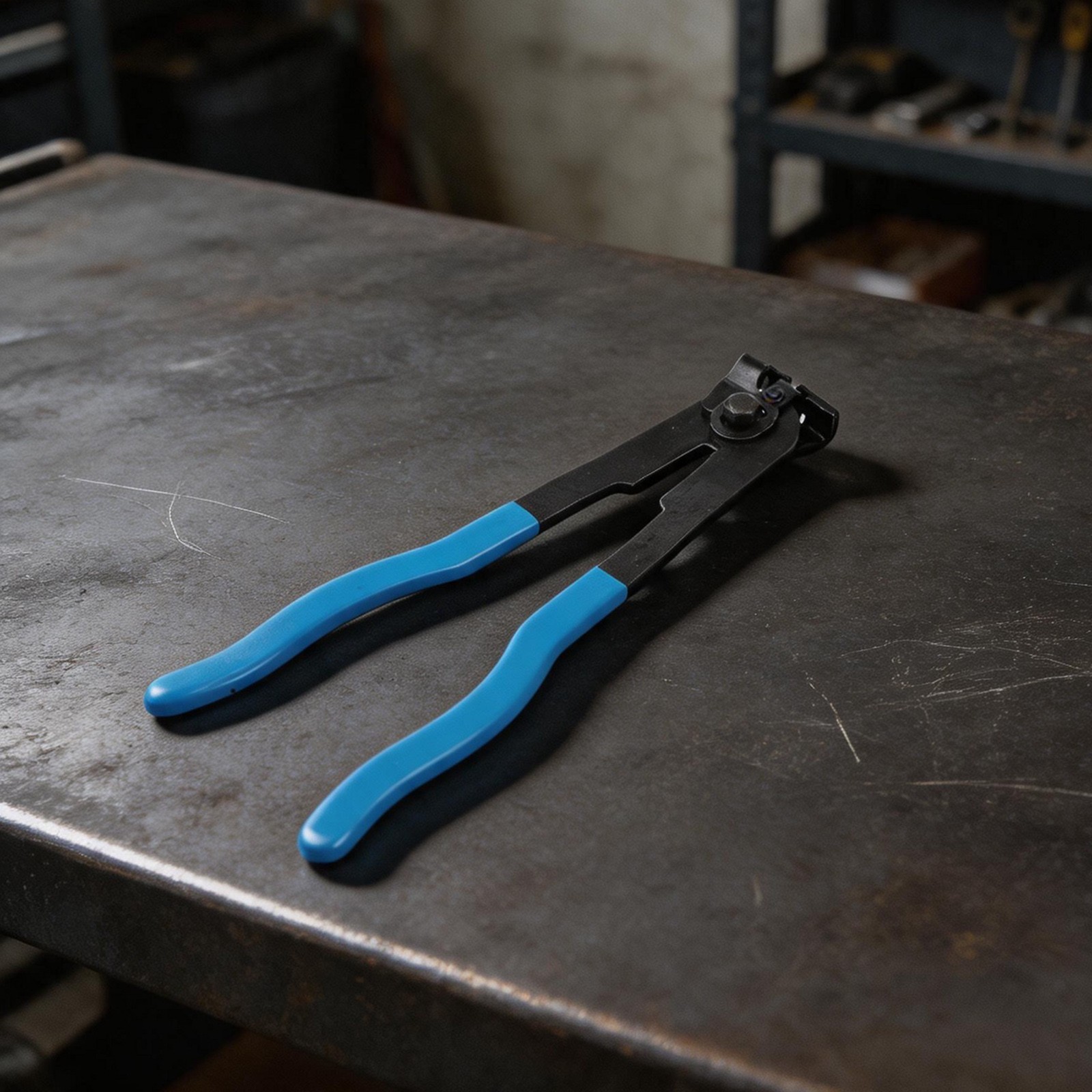 Heavy Duty Hose Clamp Pliers for Automotive Use Steel and Plastic Handle