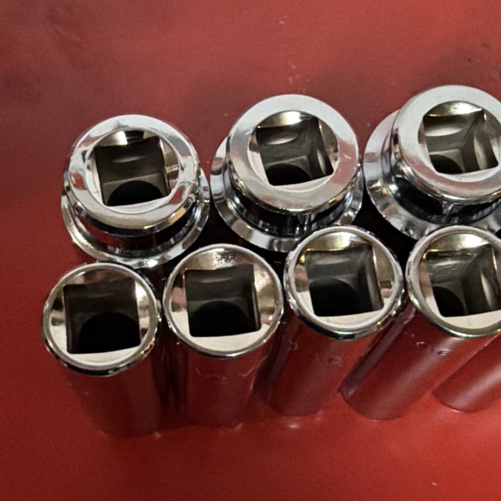 Mac Tools SAE Deep Socket Set 1/2” Drive 6pt 7/16” to 1-1/8” SVD126TR NEW READ!