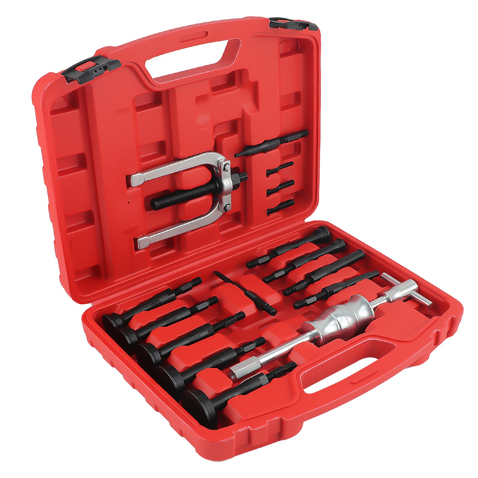 16pcs Inner Bearing Extractor Blind Pilot Bushes Bearings Removal Tool Set