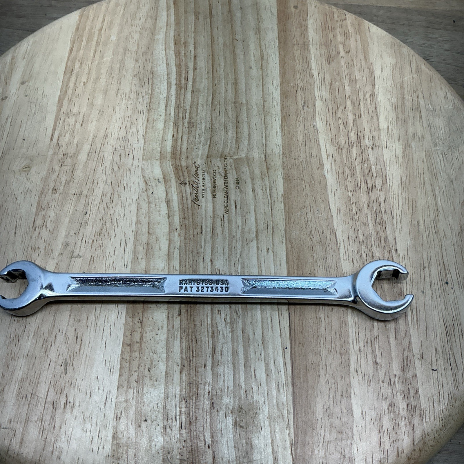 Snap On Tools 1/2″ x 9/16″ Double Flare Nut Line Wrench RXH1618S Vtg USA(N)
