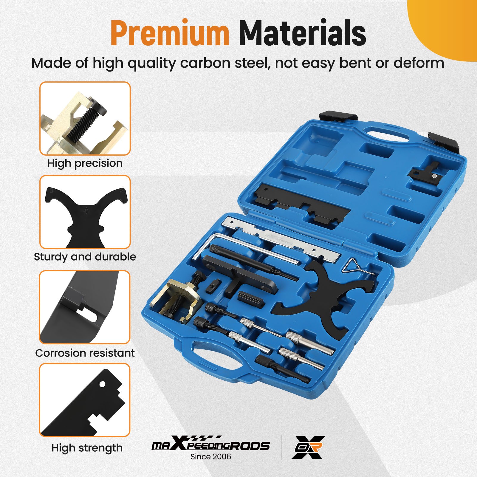 18Pcs Timing Tool Kit For Ford Focus Tourneo 1.4 1.6 1.8 2.0 303-1097 303-1550