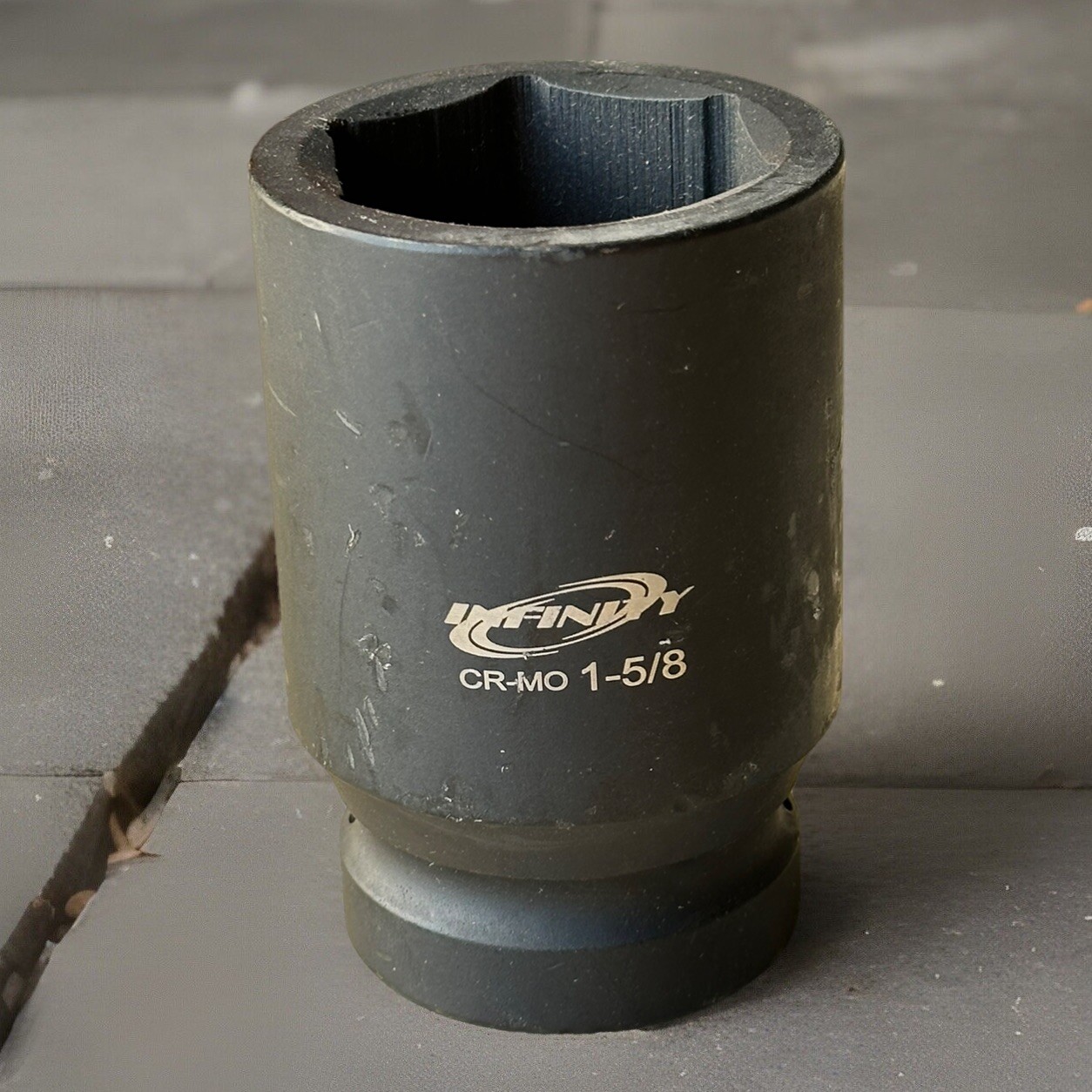 1″ Drive 1-5/8″ SAE 6 Point Deep Impact Socket 3″ Length CRr-MO Chrome Molybden