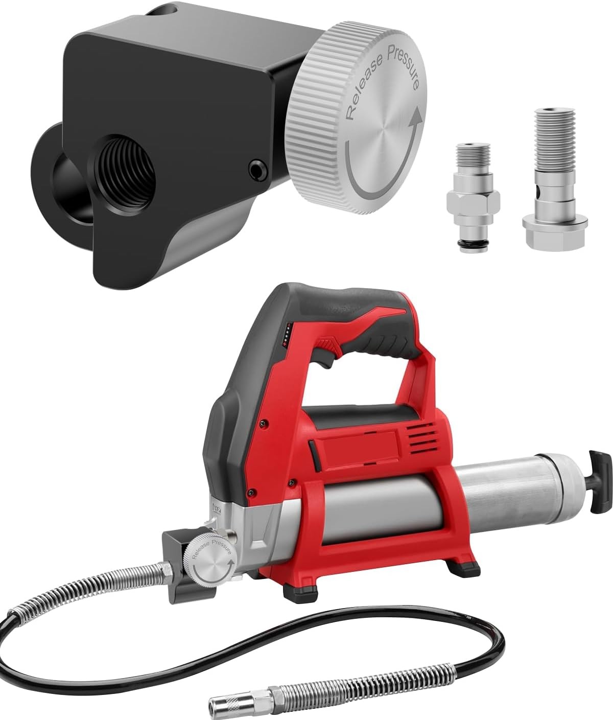 Pressure Return Valve for Cordless Grease Guns – Compatible with Milwaukee M18,