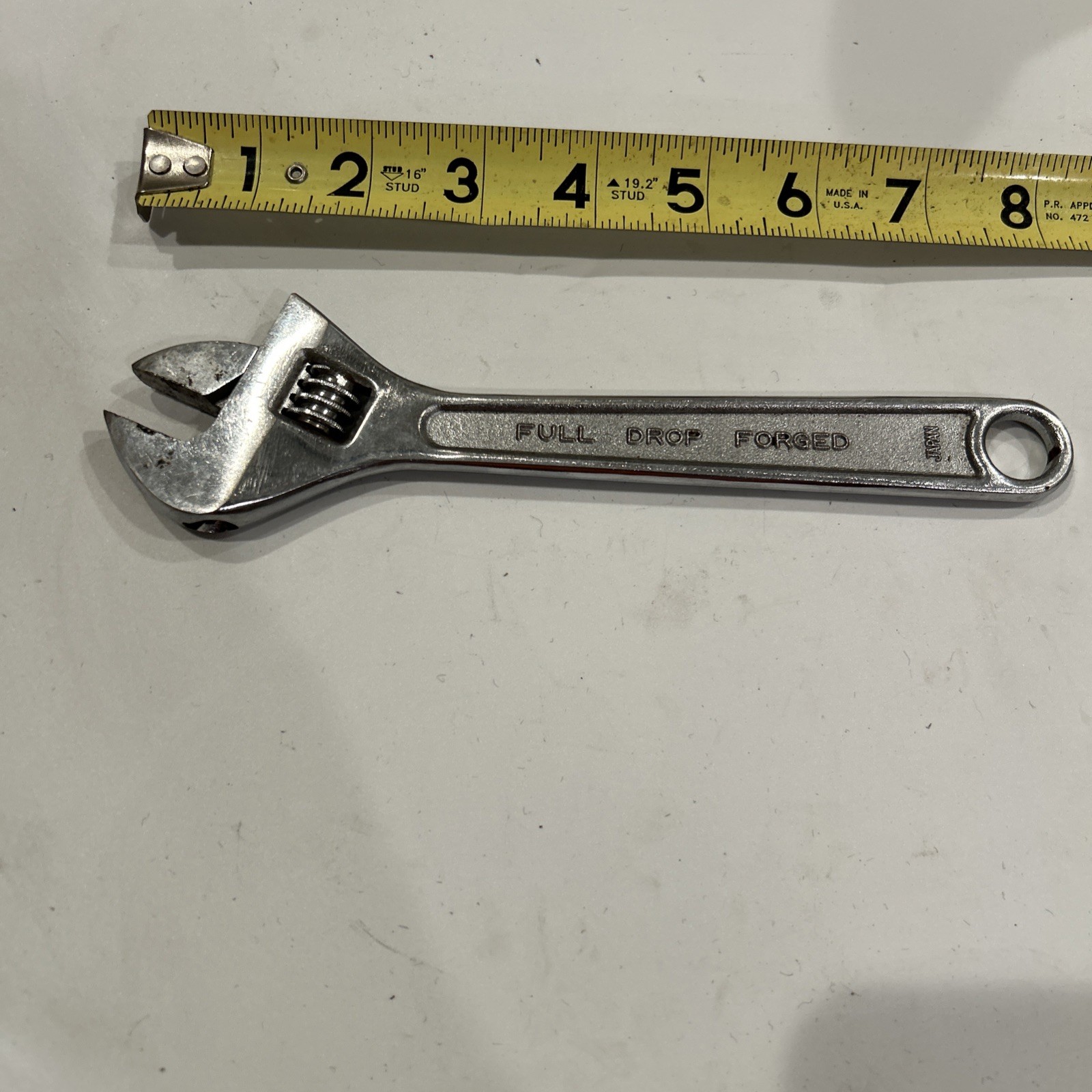 Fuller 8” 200mm Adjustable Wrench No. 8 Made in Japan
