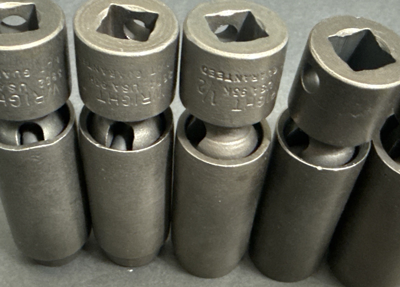 WRIGHT TOOL 7pc 3/8” Dr UNIVERSAL SWIVEL DEEP IMPACT SOCKET SET 3/8” – 3/4” SAE