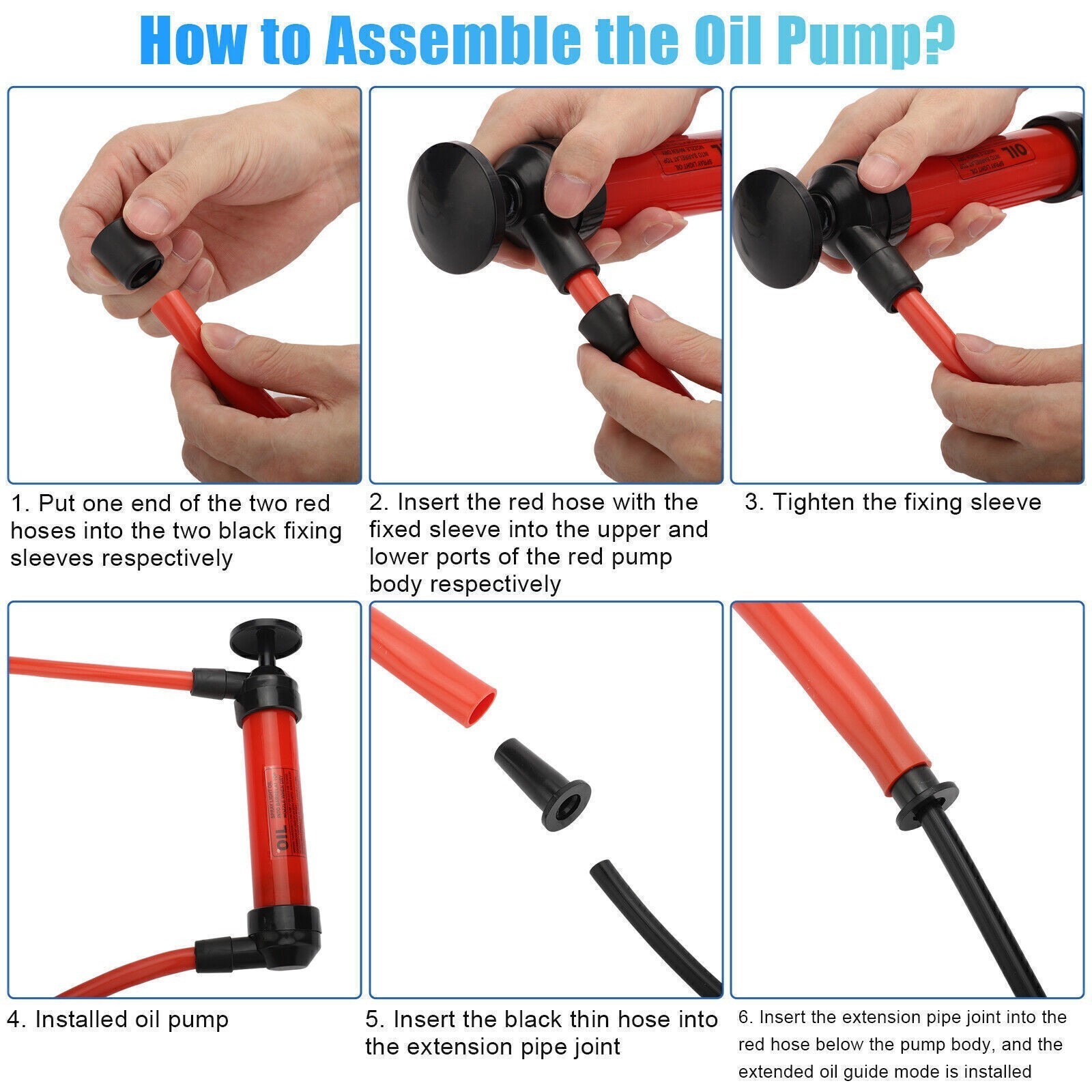 Transmission Fluid Pump Extractor Manual Suction Oil Hand Pump Fluid Pump