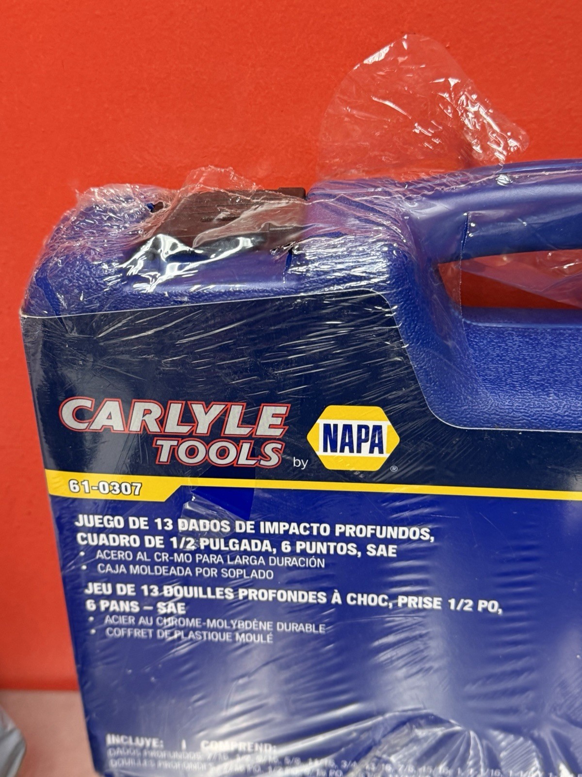 Napa Carlyle 13 Pc, 1/2″ Deep Impact Socket Set, SAE, #61-0307 BRAND NEW!