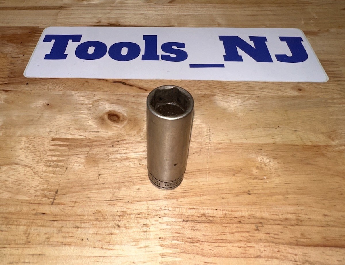 Snap On Tools 11/16″ Deep Socket 3/8″ Drive 6 Point SFS221 Made in USA