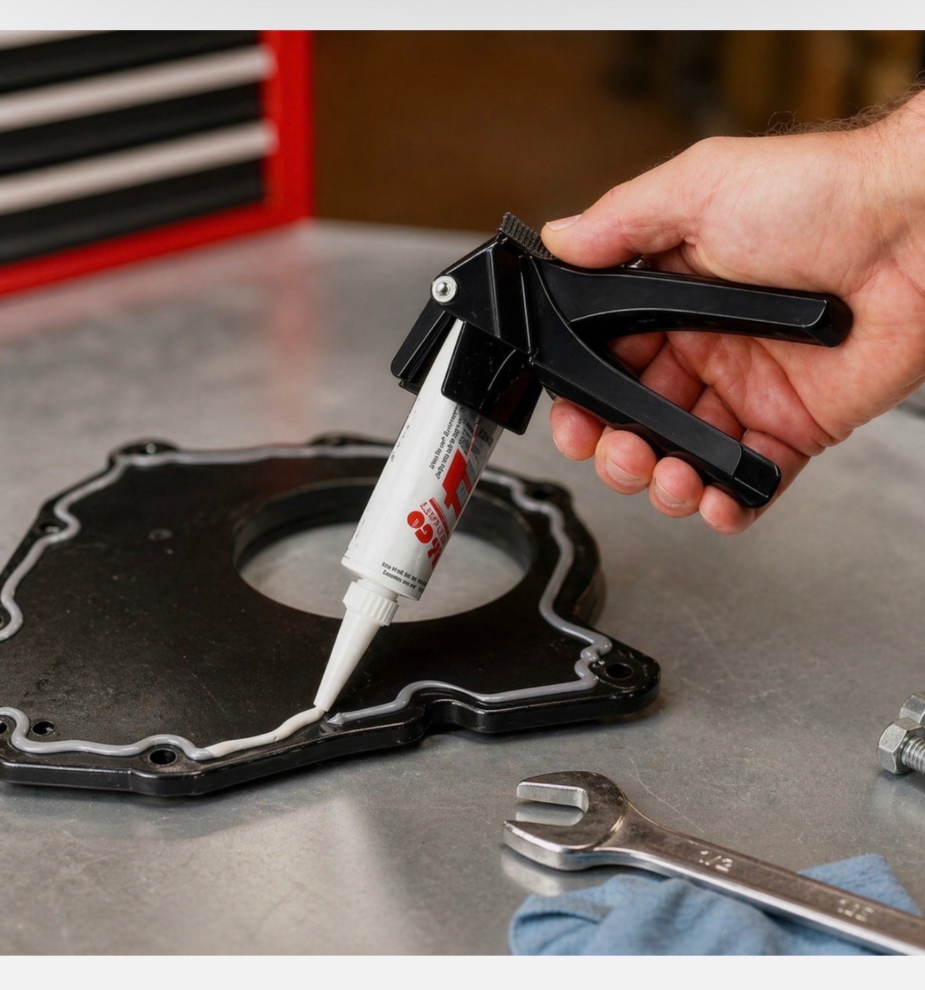 Valco Cincinnati Tube-Grip Dispensing Pliers Adhesive Sealant Caulk Tube Tool Ea