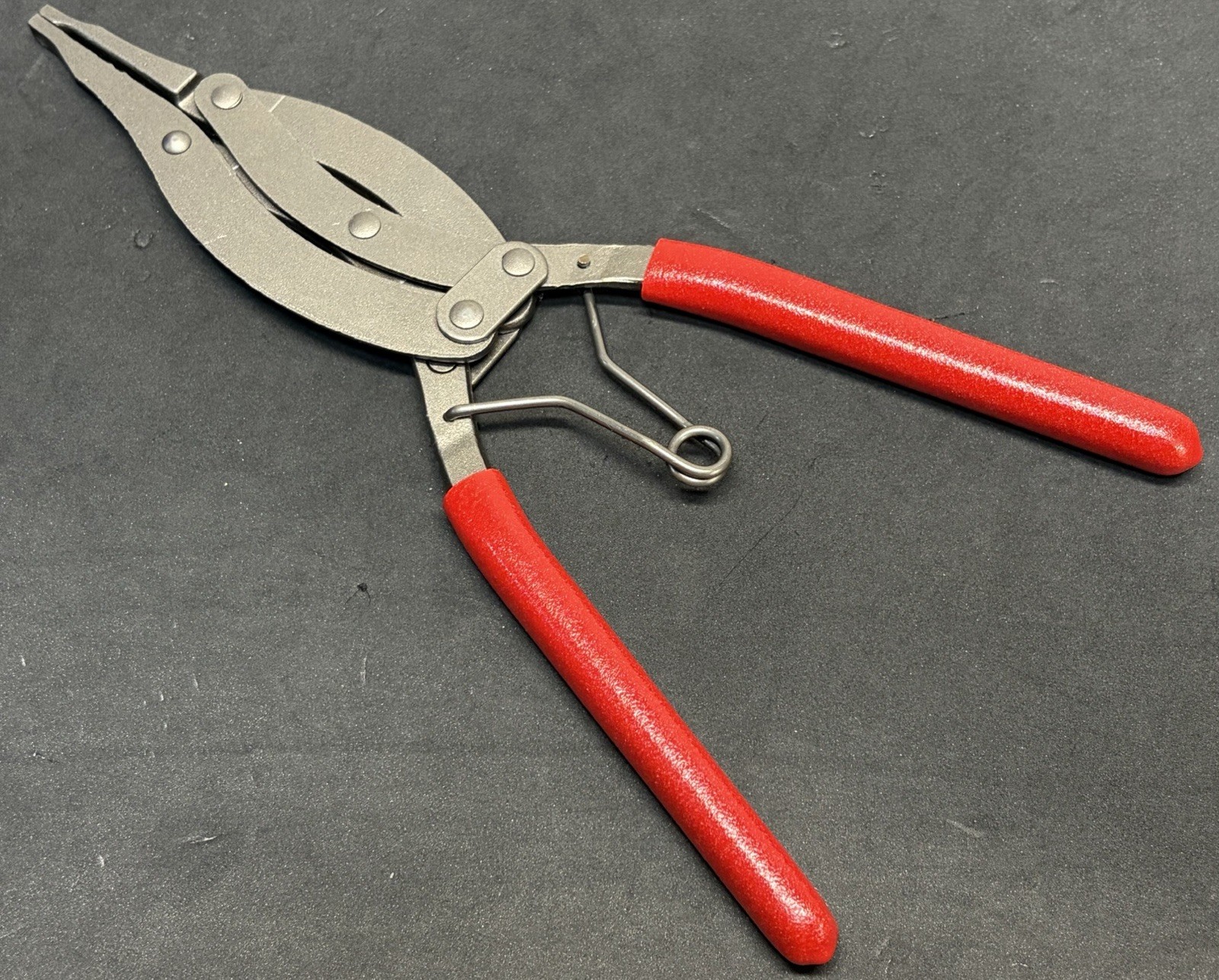 Snap-on High-Leverage RED Soft Grip Transmission Snap Ring Pliers SRP5C