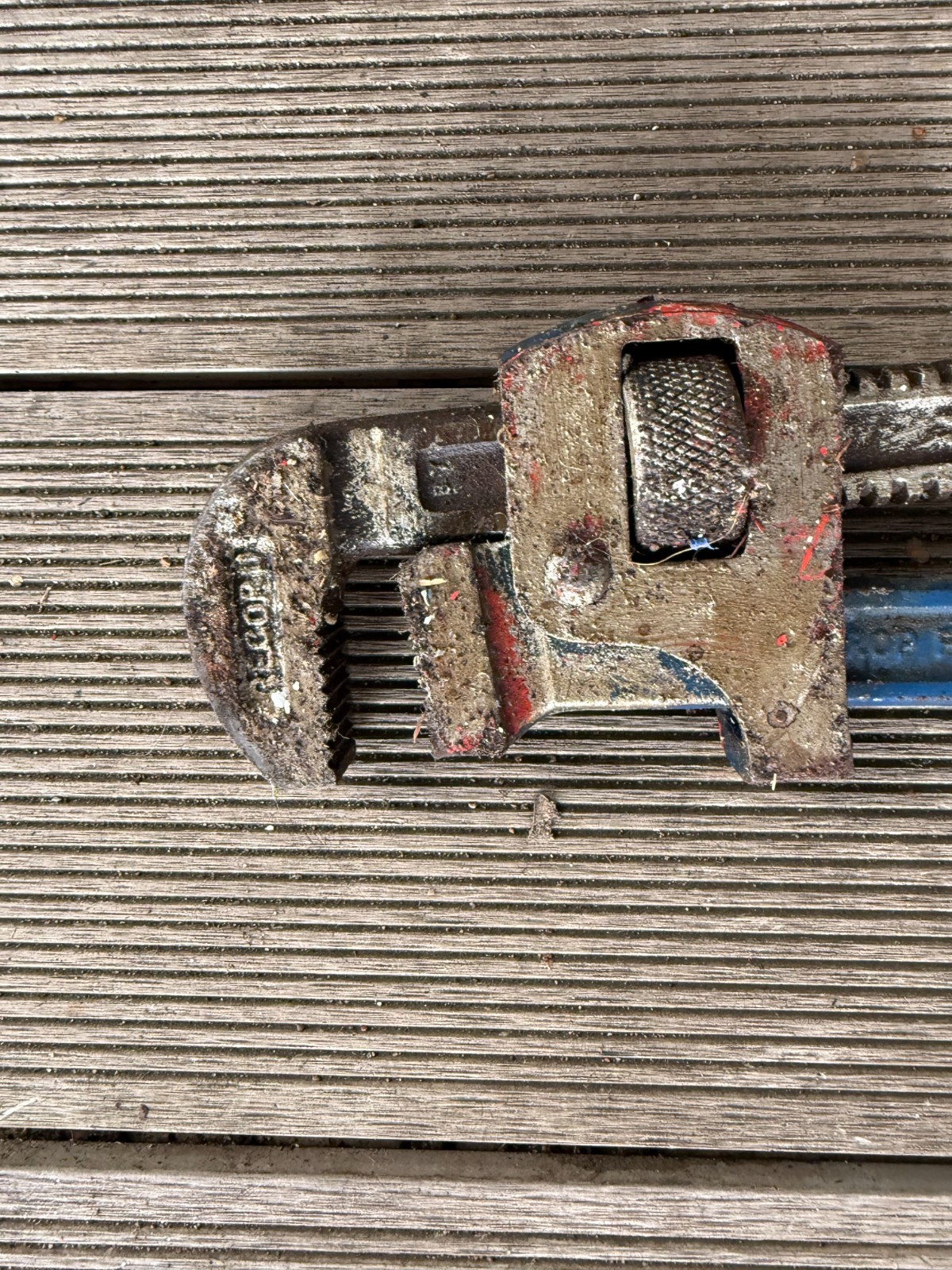 Record 14 Stilson Adjustable Pipe Wrench Spanner Vintage