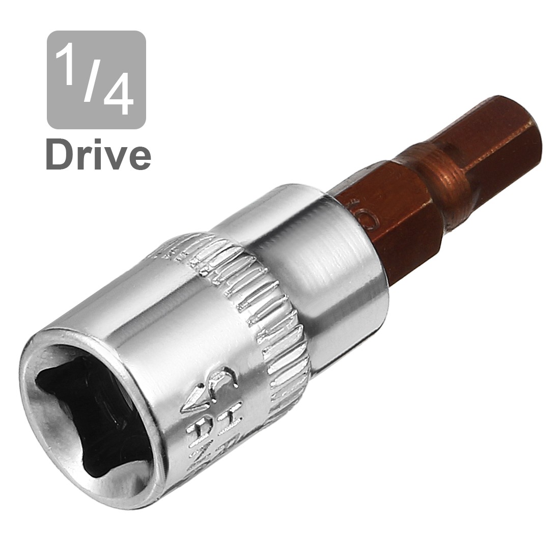 2pcs 1/4″ Drive x H5 5mm Hex Bit Socket S2 Steel Bits CR-V Sockets 1.5″ Length