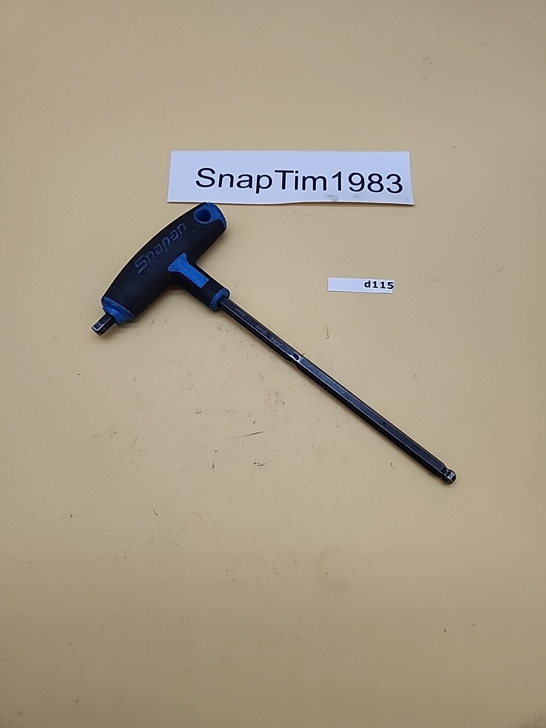 Snap-on Tools Metric T Shaped L Shaped Combination Hex Wrench AWSGM8