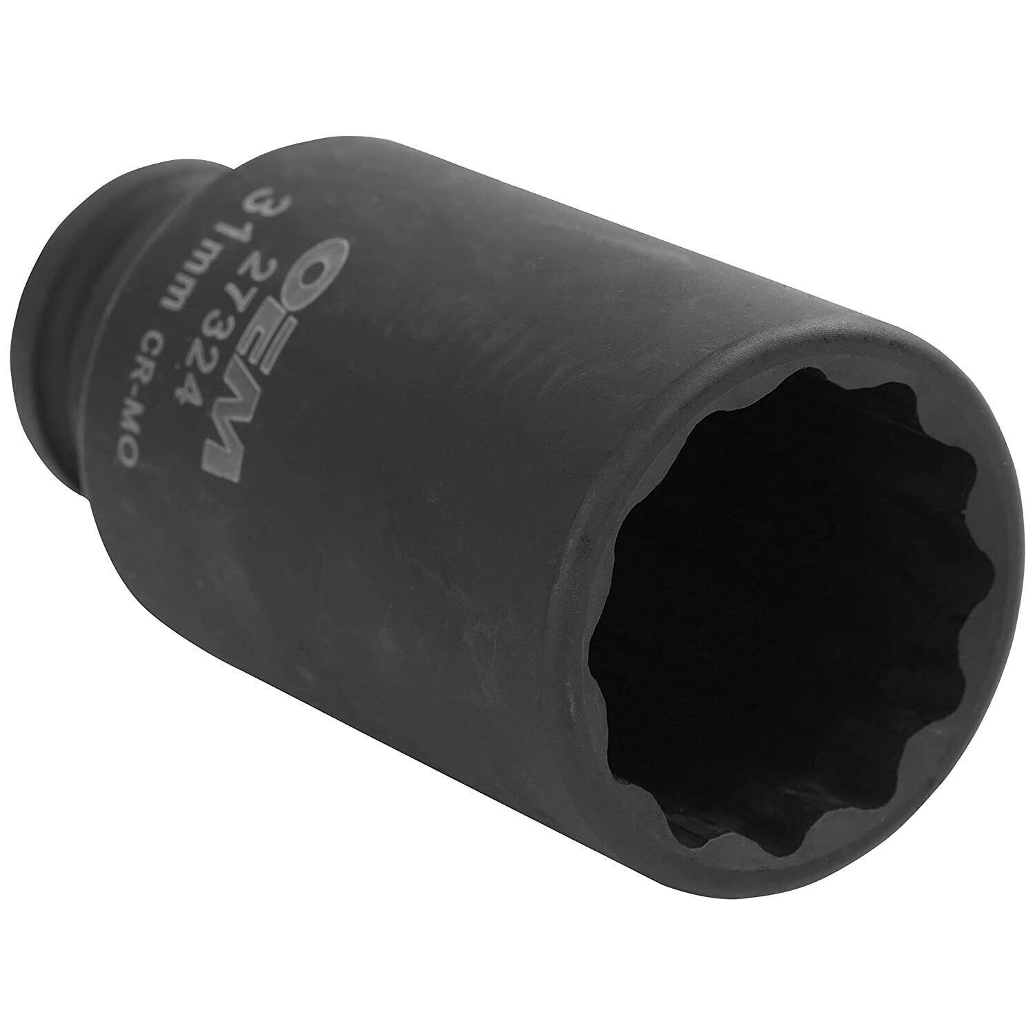 SOCKET AXLE (3pc SET) 1/2″dr 12pt Drive Deep Spindle Nut 29mm, 31mm, 36mm