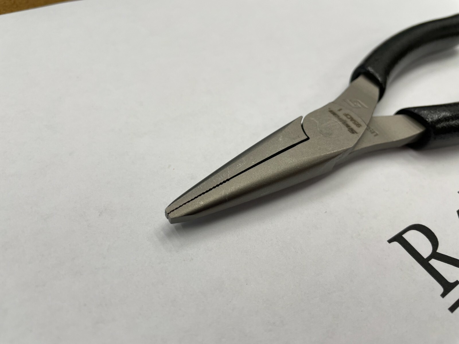 Snap-On Tools USA NEW BLACK Soft Grip 6″ Talon Grip Needle Nose Pliers 95ACFBK