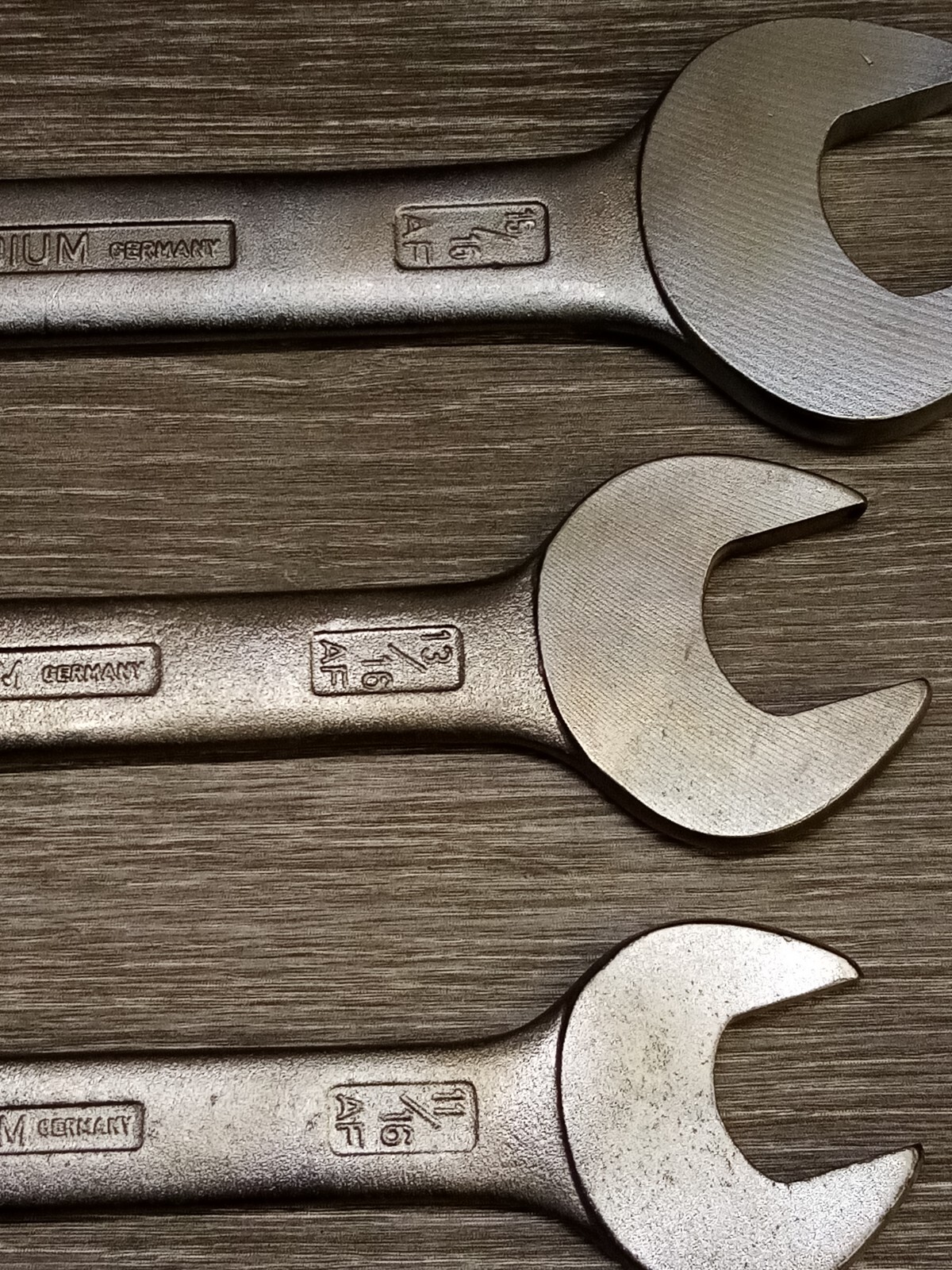 Vintage Spanners Set Matador 100 Germany 3/4-11/16AF, 7/8-13/16AF, 1»-15/16AF