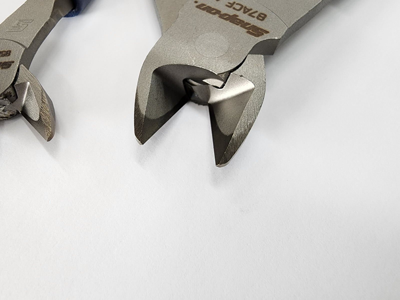 Snap-on Tools USA NEW 2pc POWER BLUE 7″ & 5″ Vector Edge Diagonal Cutters Set