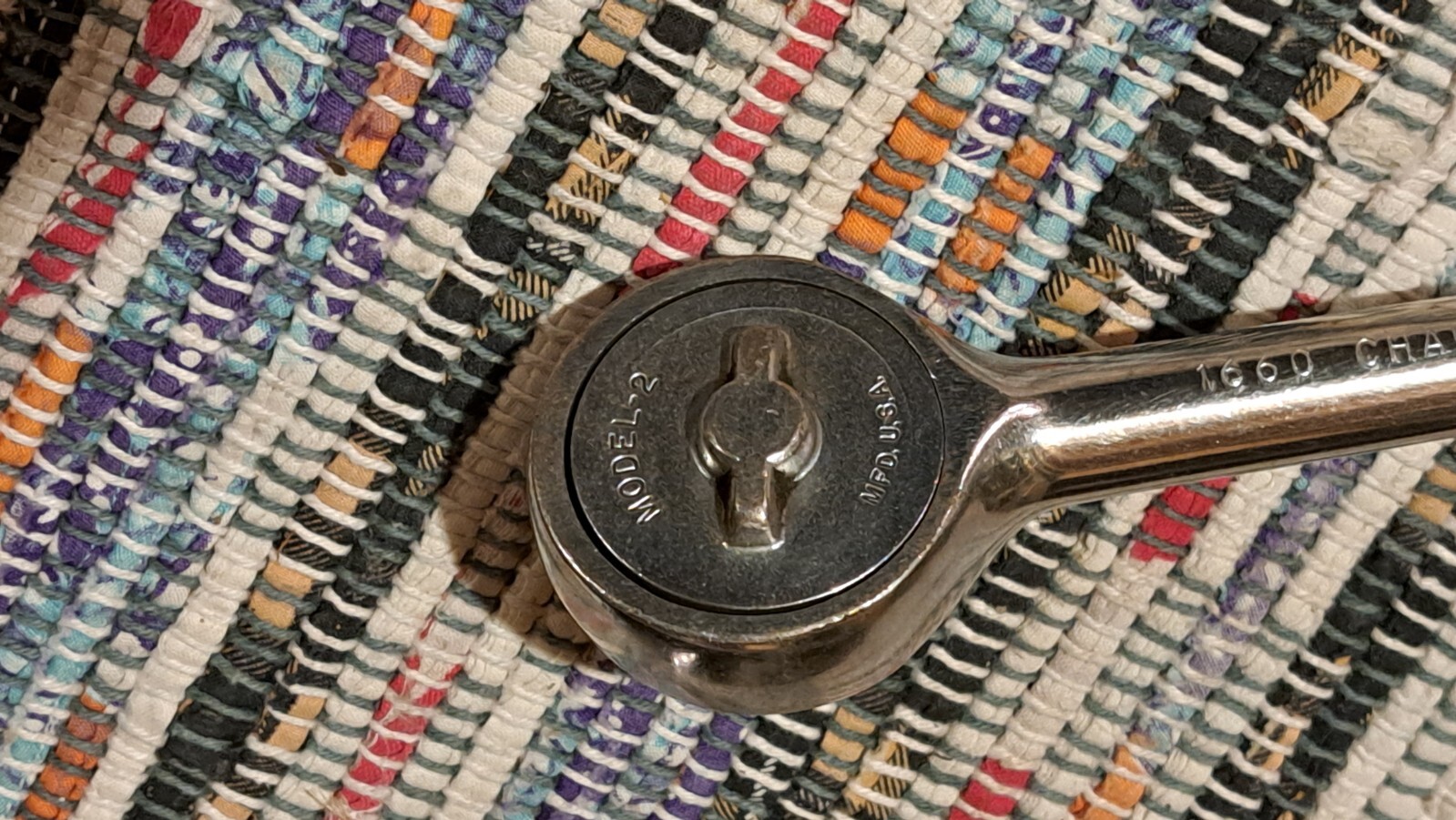 Vintage Challenger 1660 Model-2. 1/2″ Drive Ratchet Good Condition Made In USA