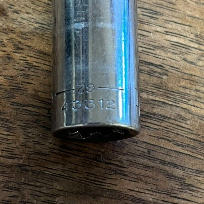 Craftsman-G2- 43312 1/2» SAE 3/8» Drive 12 Point DEEP Socket