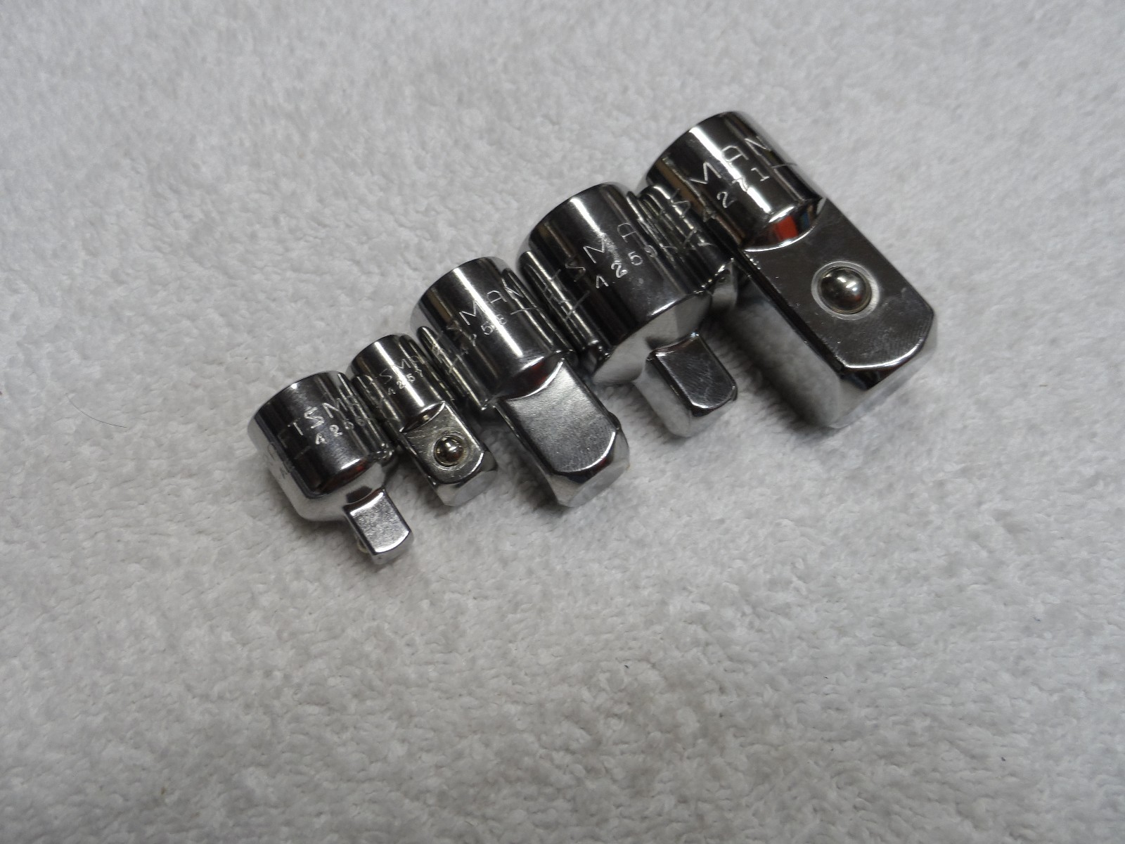 Craftsman 1/4″ 3/8″ 1/2″ 3/4″ Drive Socket Adapter Set – 5 pcs