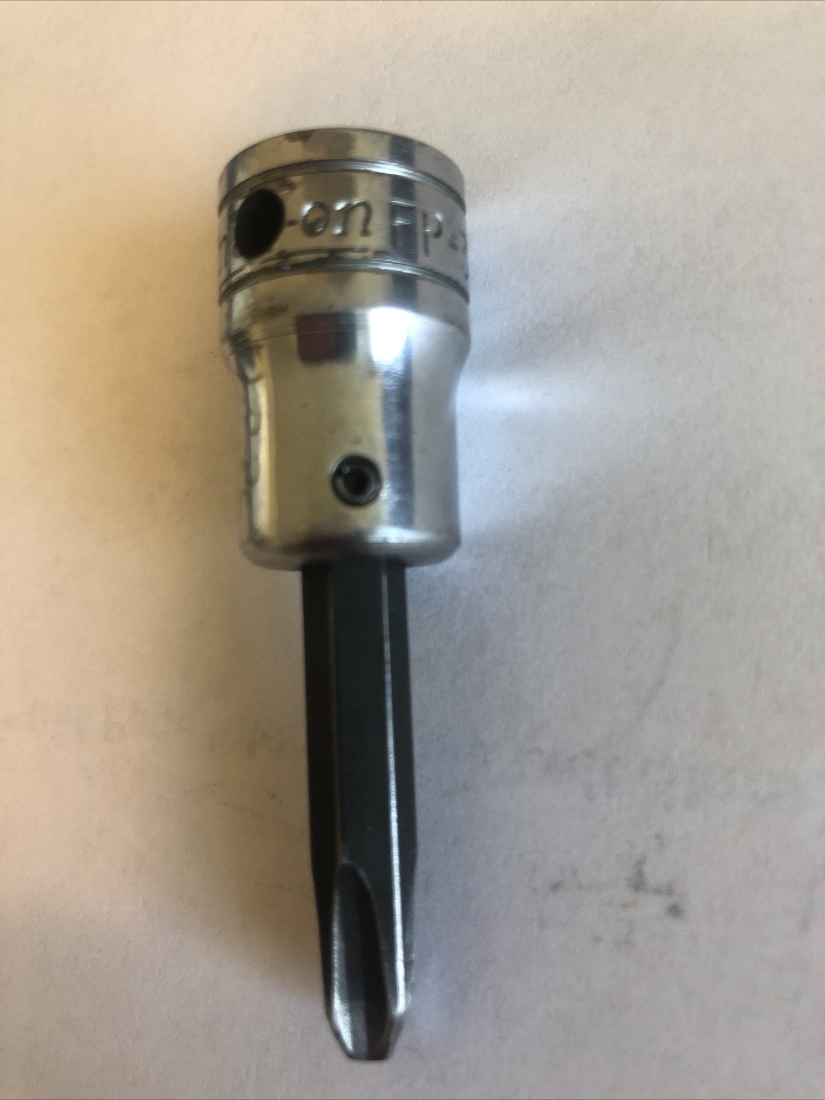 SNAP ON PHILLIPS TIP SCREWDRIVER SOCKET DRIVER – 3/8″ DRIVE – #FP32A